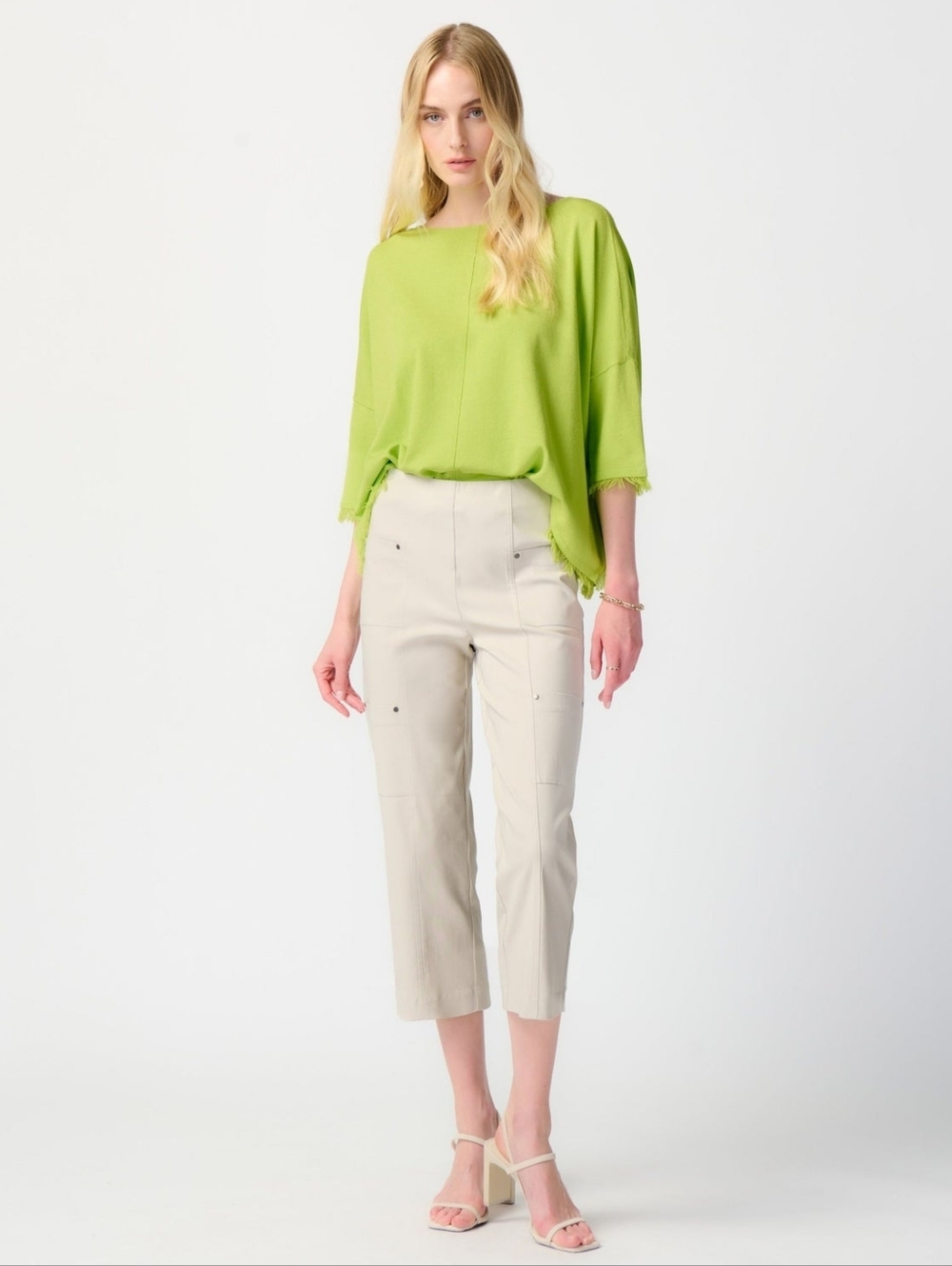 Joseph Ribkoff Millennium Cropped Pull‑On Pants – Size 12